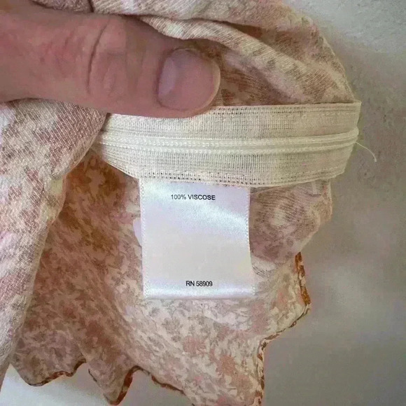 a loves a peplum top boho floral peplum top - Picture 8 of 10